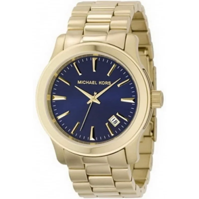 Michael Kors Men's MK7049 Runway Gold-Tone Stainless Steel Watch