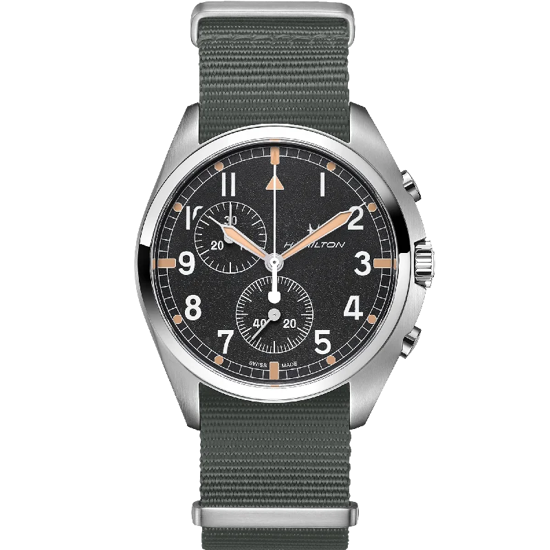 HAMILTON Khaki Aviation Pilot Pioneer Chrono Quartz H76522931