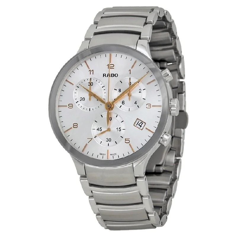 Rado Men's R30122113 Centrix Chronograph Stainless Steel Watch