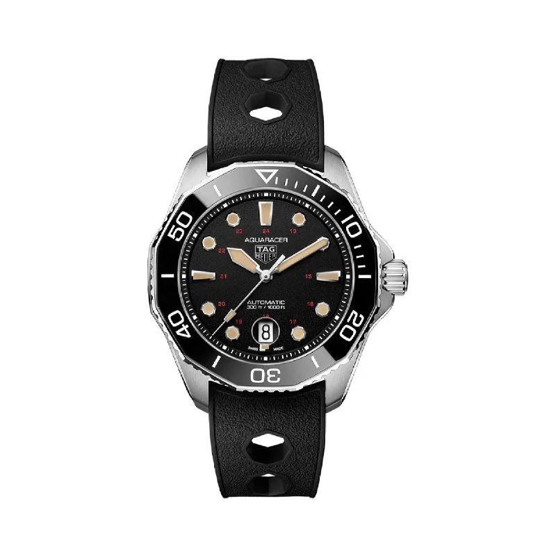 Tag Heuer Men's WBP208C.FT6201 Aquaracer Black Rubber Watch