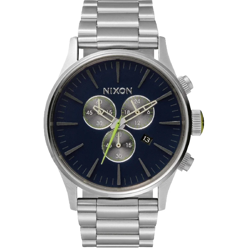 Nixon Men's A386-1981 Sentry Chronograph Stainless Steel Watch