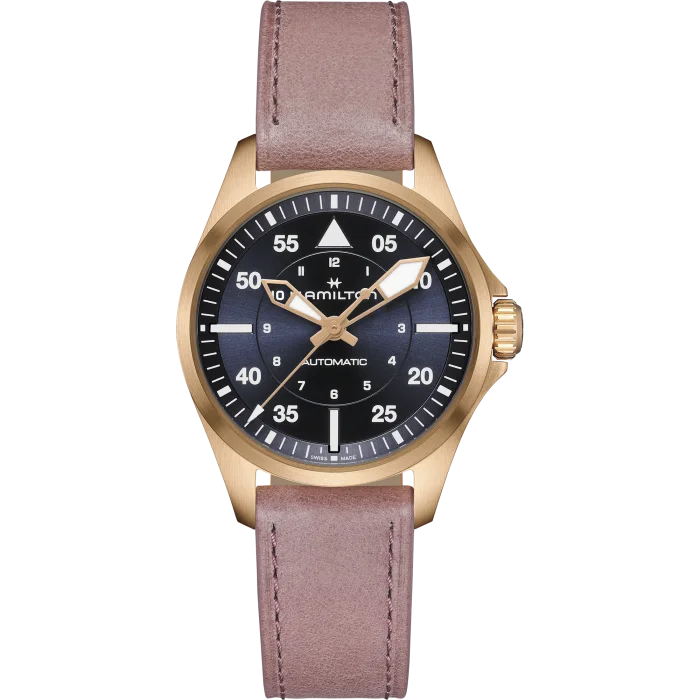 HAMILTON - KHAKI AVIATION PILOT AUTO H76245840