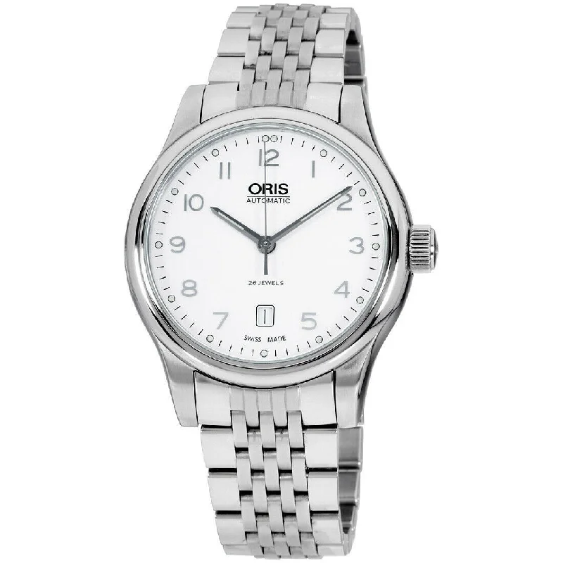 Oris Men's 73375944091MB Classic Date Stainless Steel Watch