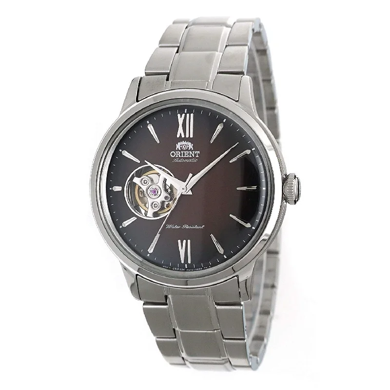 Orient Men's RA-AG0027Y Helios Open Heart Stainless Steel Watch