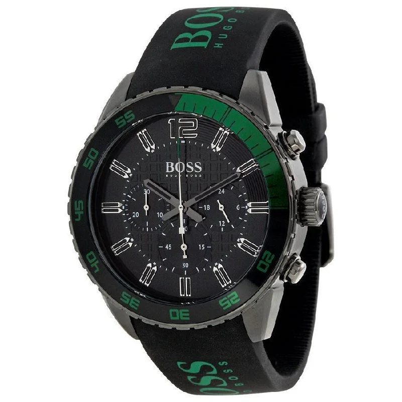 Hugo Boss Men's 1512847 Chronograph Black Silicone Watch