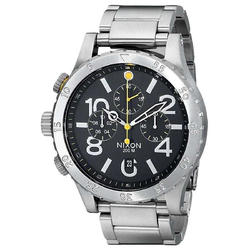 Nixon Men's A486-000 48-20 Chronograph Stainless Steel Watch