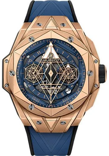 Hublot Big Bang Sang Bleu II King Gold Blue Watch - 45 mm - Blue Dial Limited Edition of 100-418.OX.5108.RX.MXM20