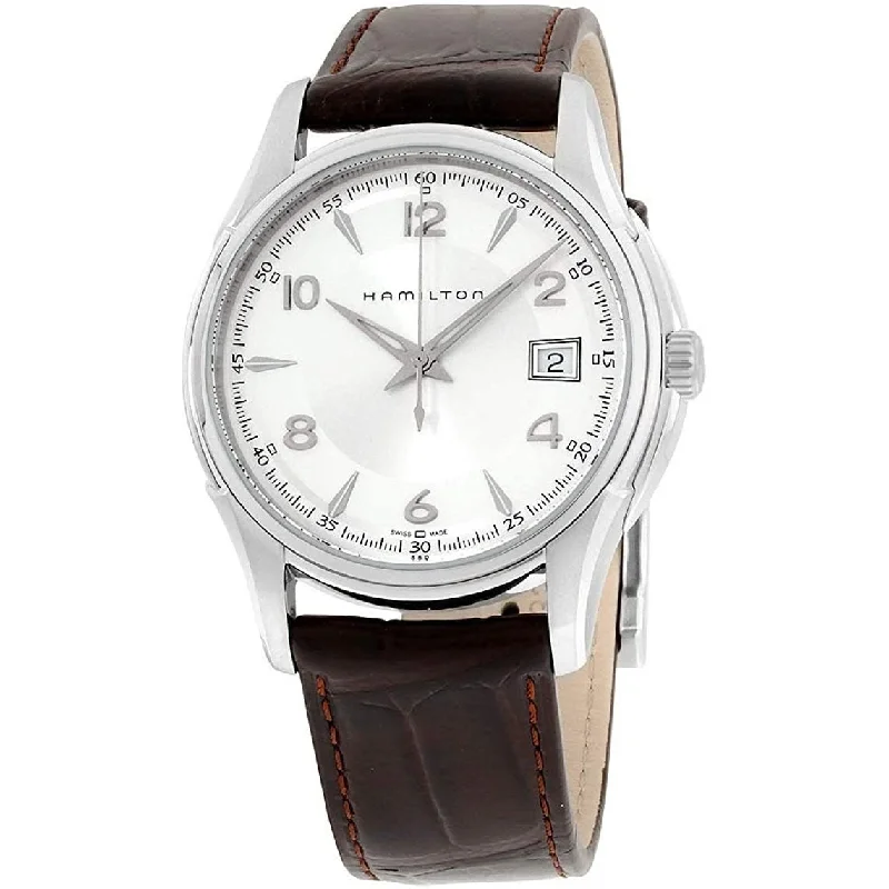 Hamilton Men's H32411555 Jazzmaster Brown Leather Watch