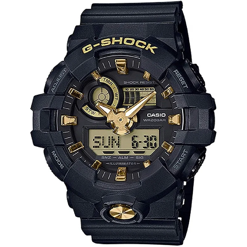 Casio Men's GA710B-1A9 G-Shock Black Resin Watch