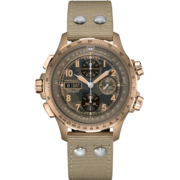 Hamilton H77916920 Khaki Aviation X-Wind Auto Chrono