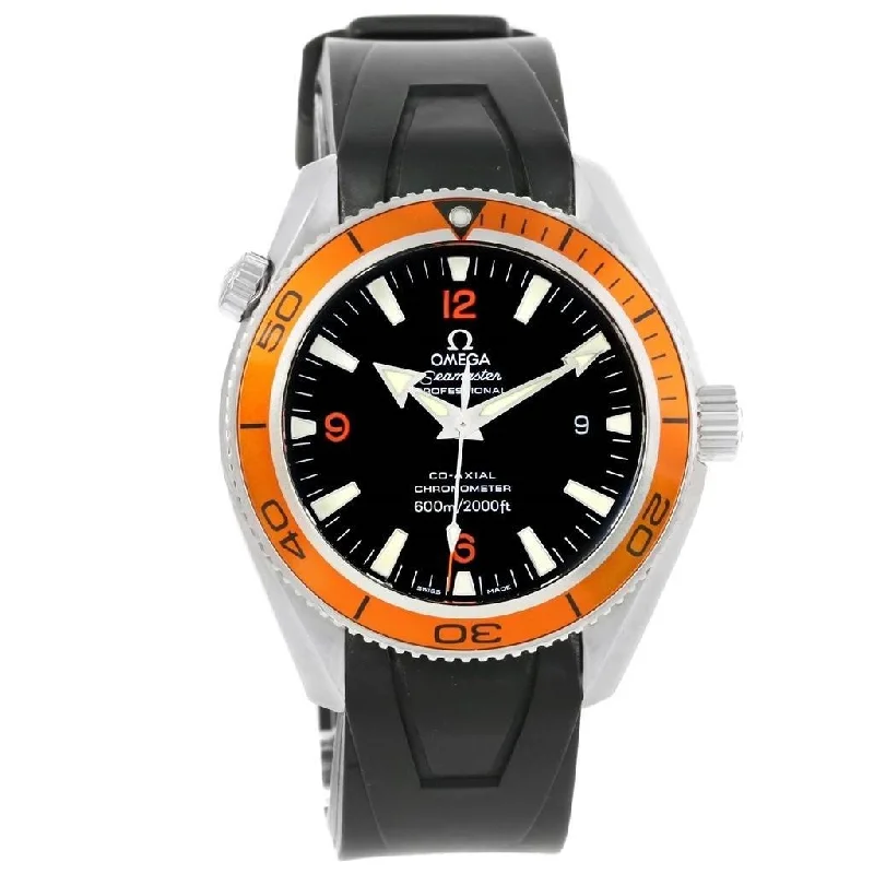 Omega Men's 2909.50.91 Seamaster Black Rubber Watch