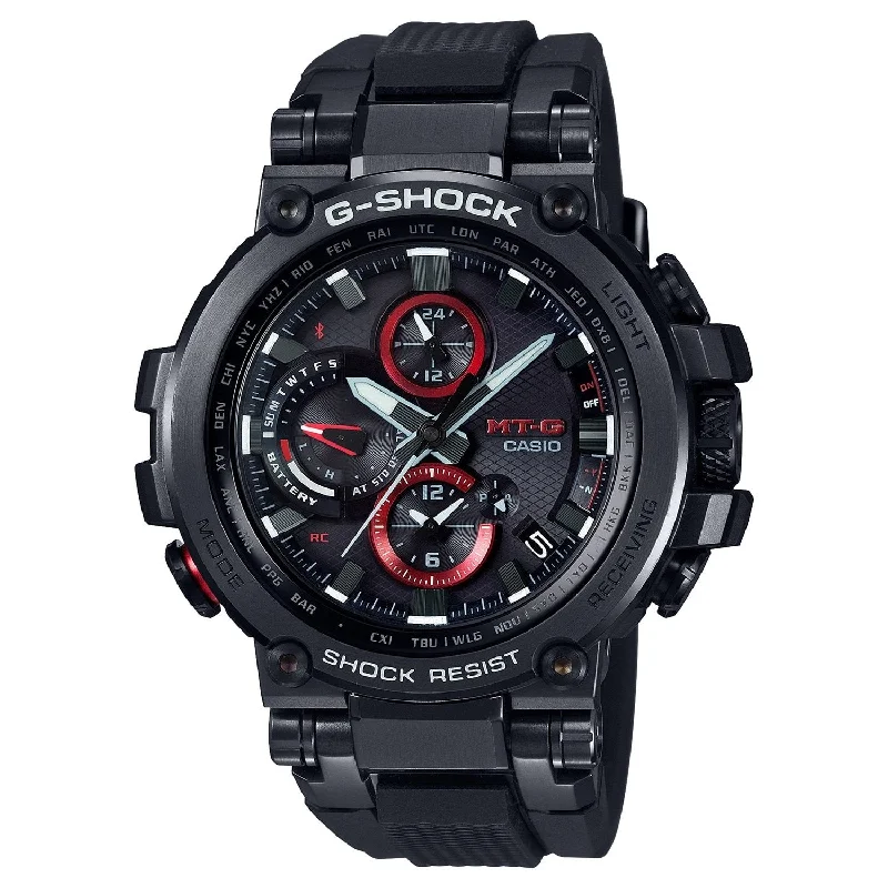 Casio Men's MTGB1000B-1A G-Shock Chronograph Black Rubber Watch