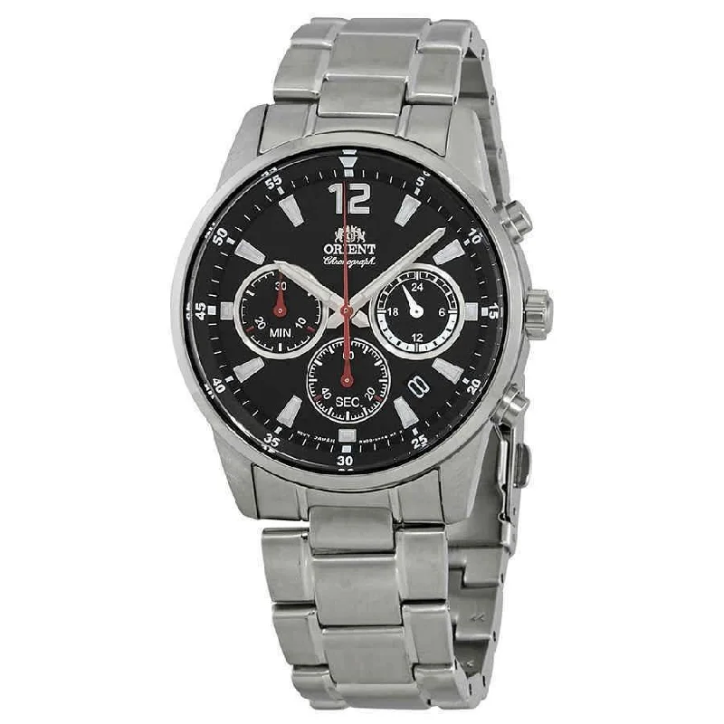 Orient Men's RA-KV0001B10B Sports Chronograph Chronograph Stainless Steel Watch