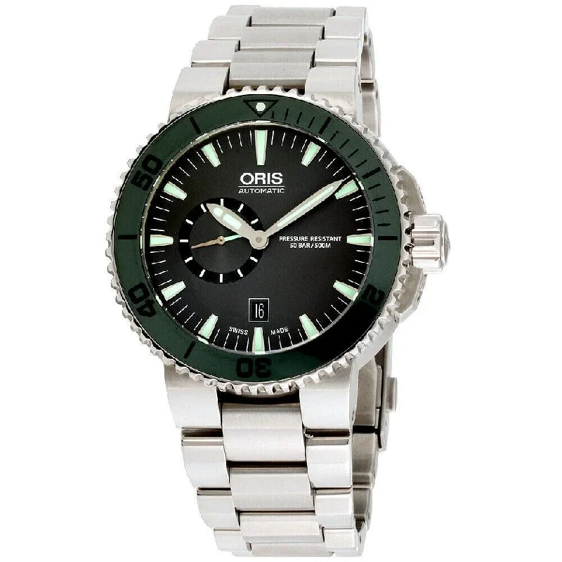 Oris Men's 74376734157MB Aquis Stainless Steel Watch